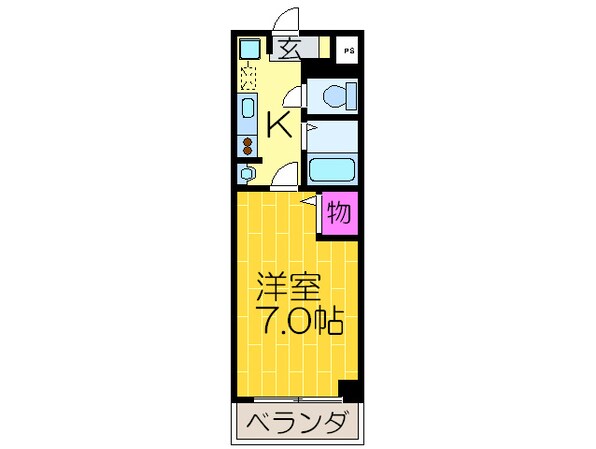 フローライト長居の物件間取画像